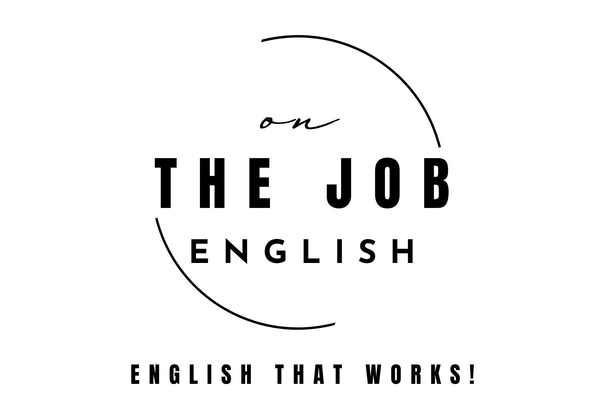 on the job English logo