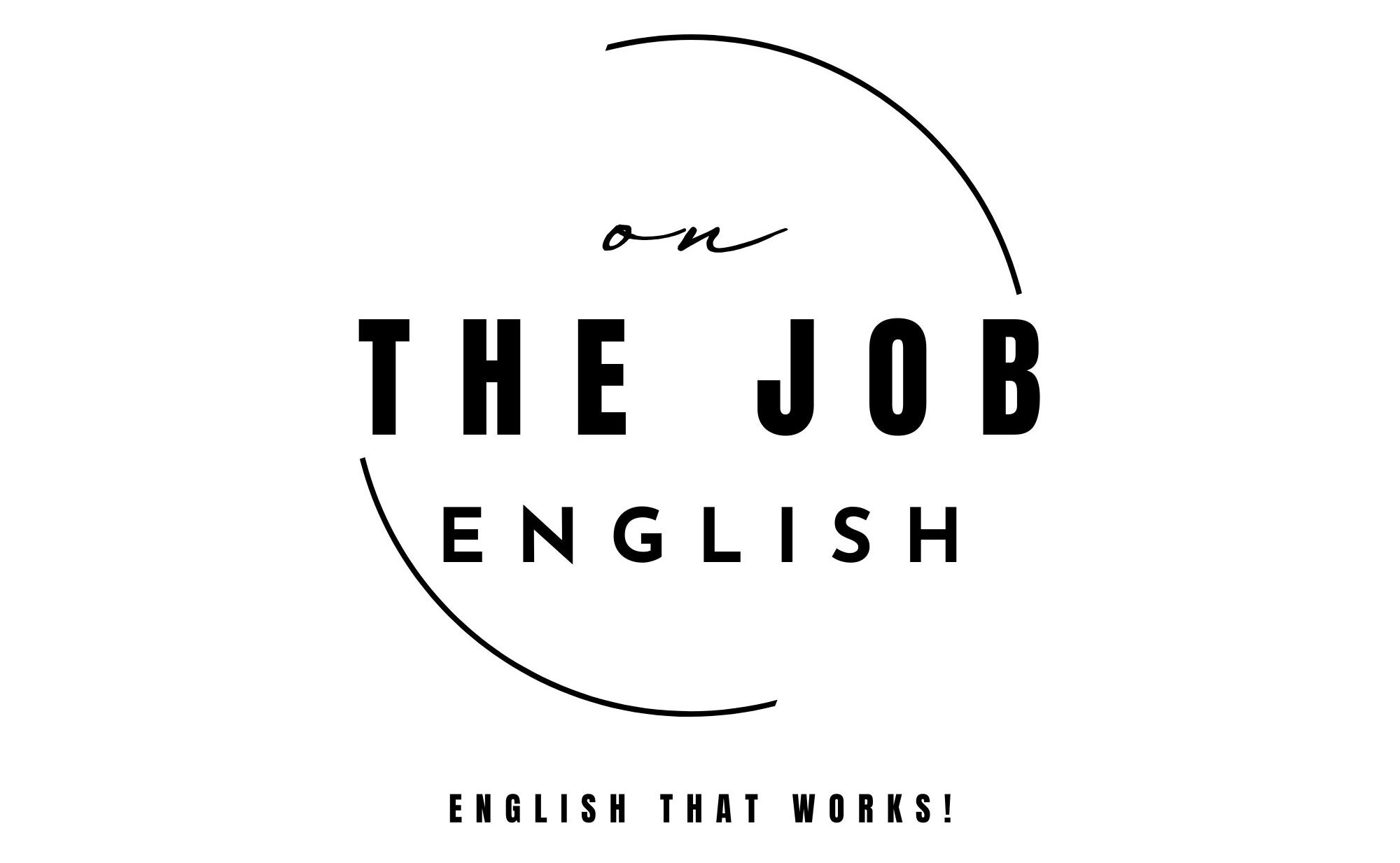 on the job English logo